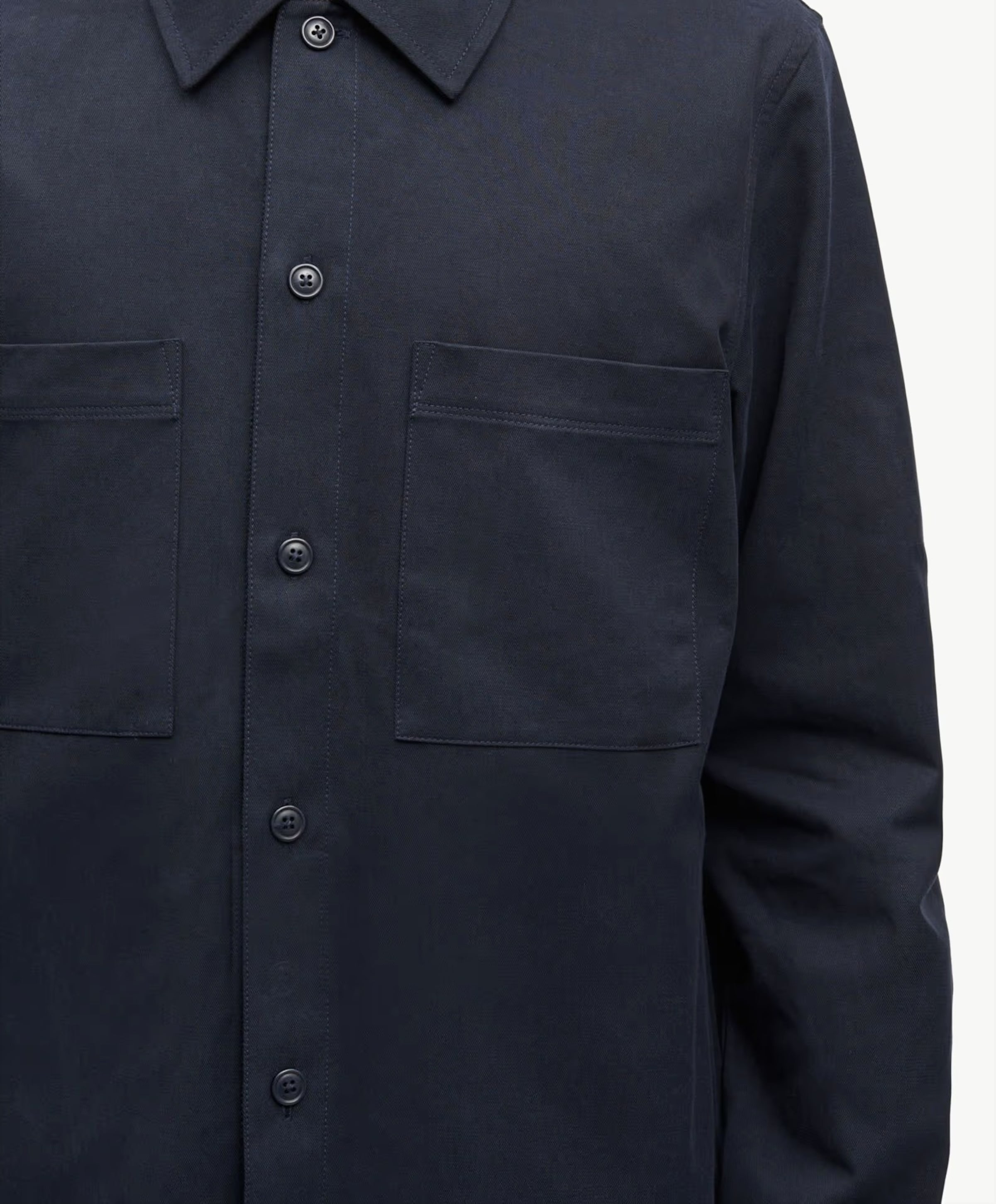 Samsøe Samsøe Heren overshirt blauw