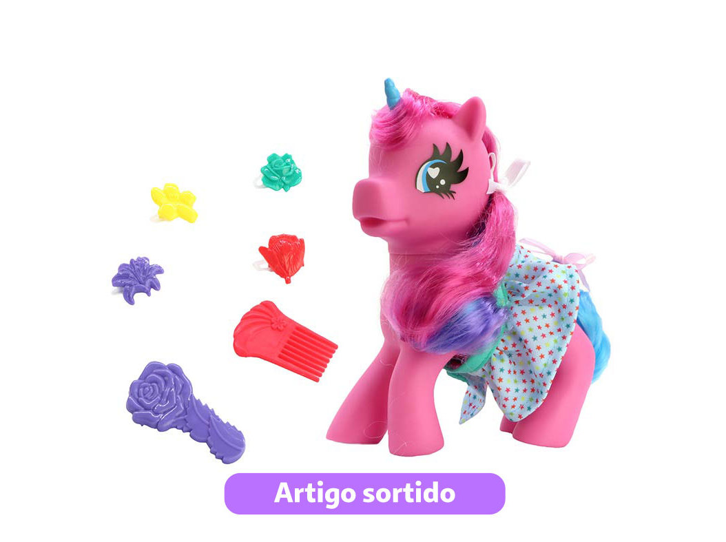 MOCHILA COM UNICÓRNIO E ACESSÓRIOS ONE TWO FUN MODELOS SORTIDOS