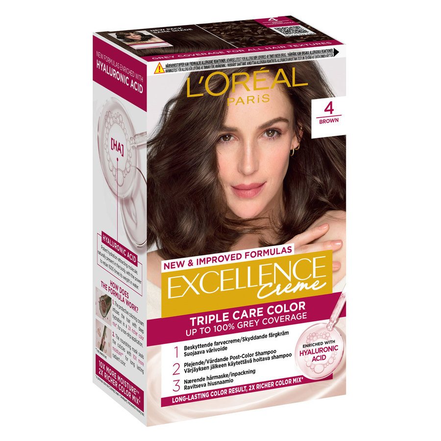 L'Oréal Paris Excellence Creme 4 Brown