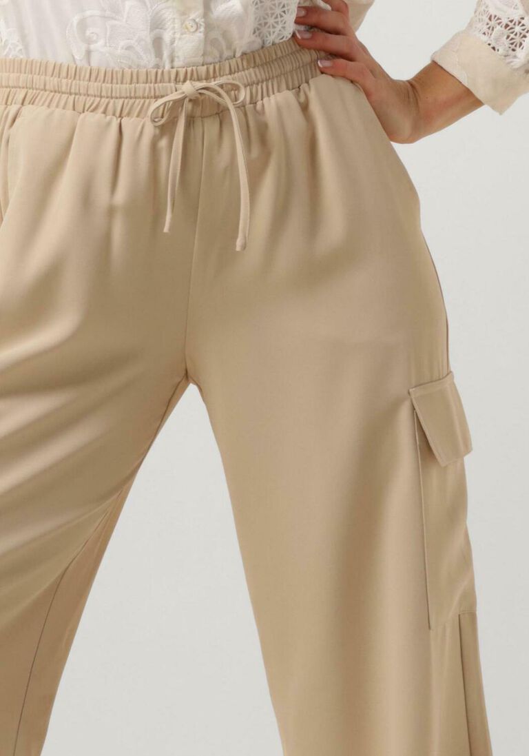 NUKUS zand nukus wijde broek halina pants