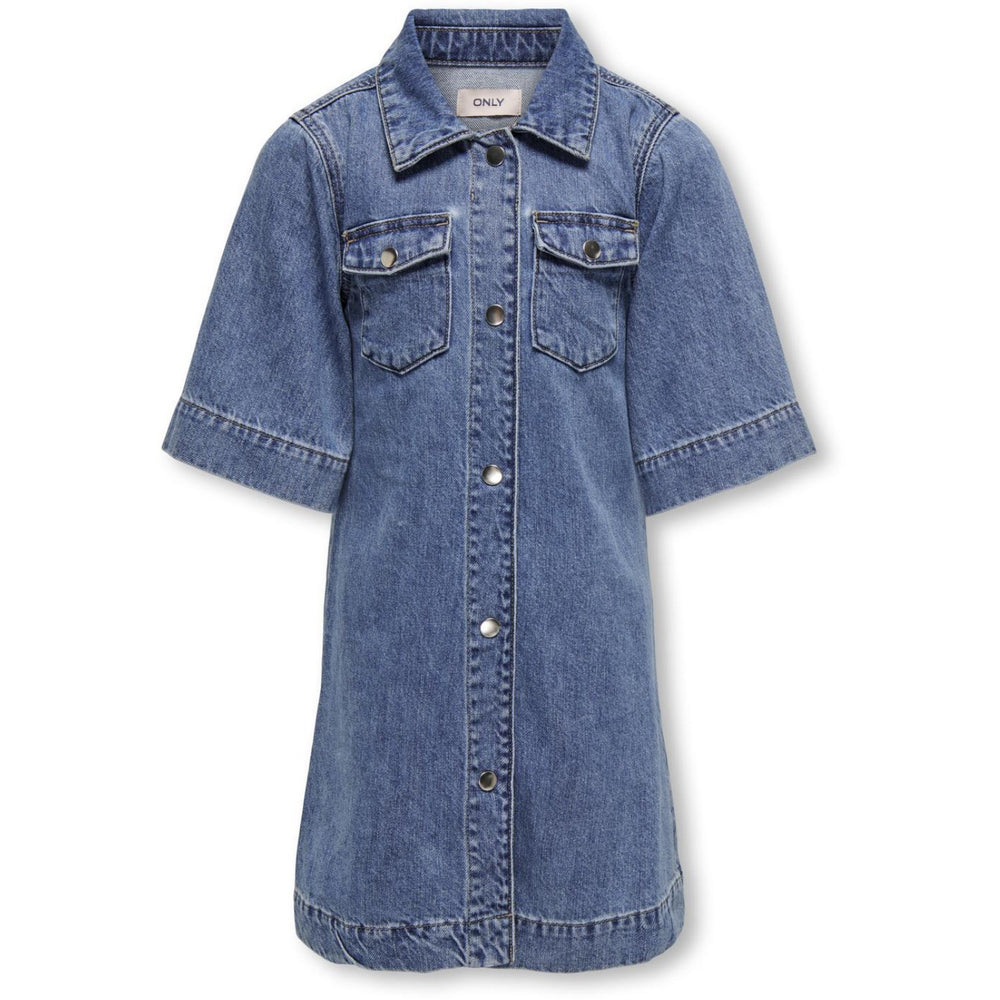 Køb kids ONLY Medium Blue Denim Tova Denim Kjole Add