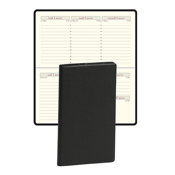 Exacompta Agenda semainier de poche TEMPOREL assortis - 16 x 8,5 cm - 2026