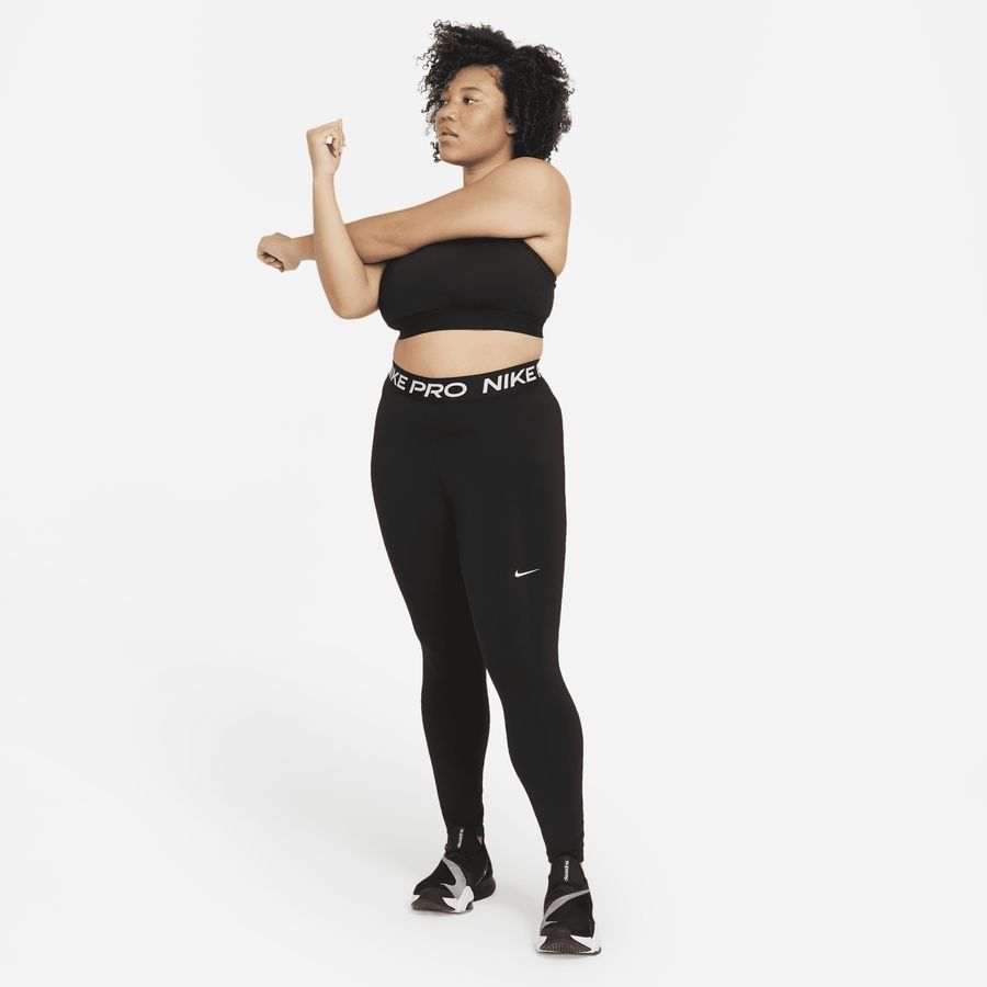 Nike Pro 365 Women's Leggings (Plus BLACK/WHITE