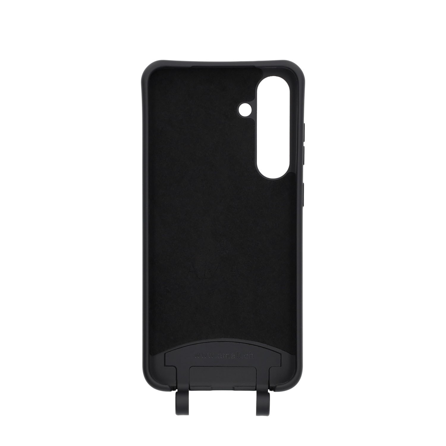 Samsung Galaxy S25 Handy Hülle Elegantes Case mit abnehmbarem Necklace Adapter - Black / Gold