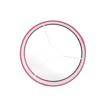 Lampenkap Theo-Bert Pot cilinder beige roze Ø 23 cm