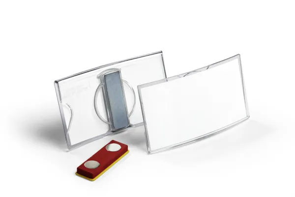 Durable 812319, Badge, Landskab, Akryl, Transparent, Side, 75 mm