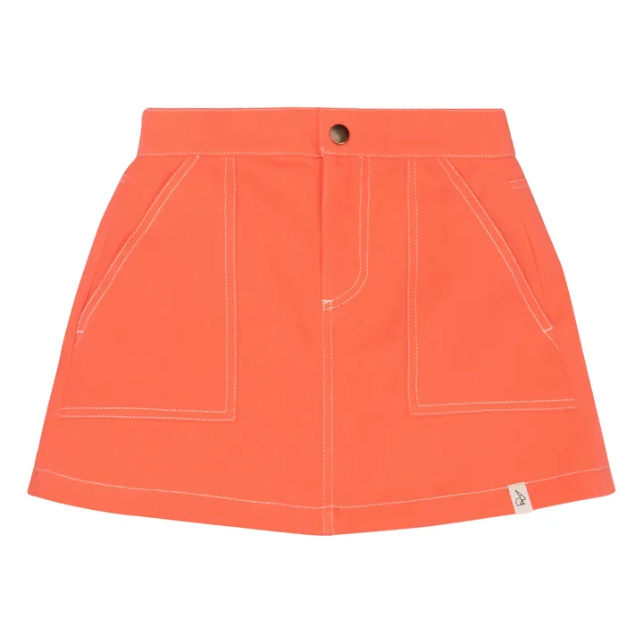 Bonnie & The Gang Jupe Cassie Coton Bio | Orange