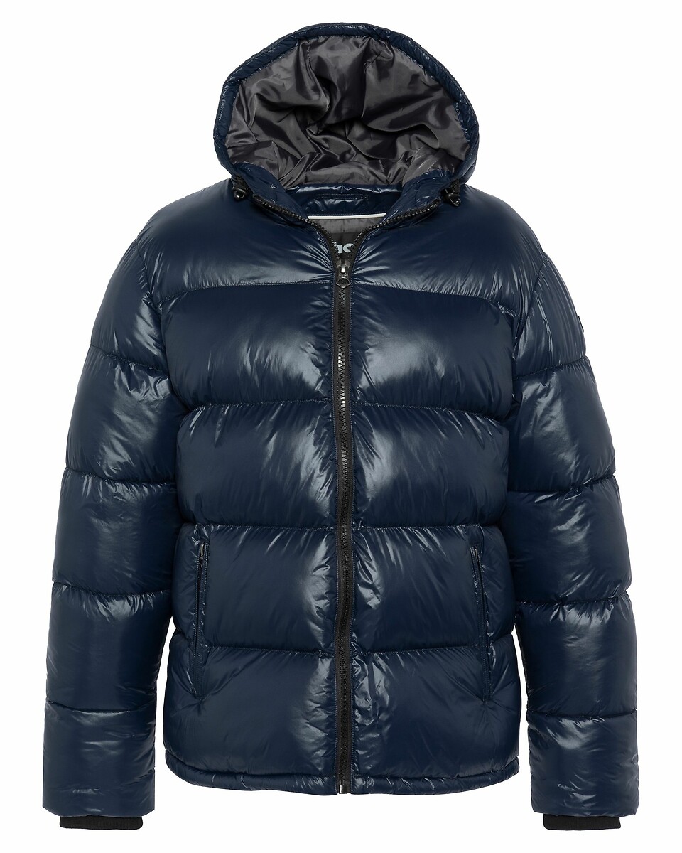 SCHOTT<br>Jaqueta de plumas brilhante com capuz Columbus