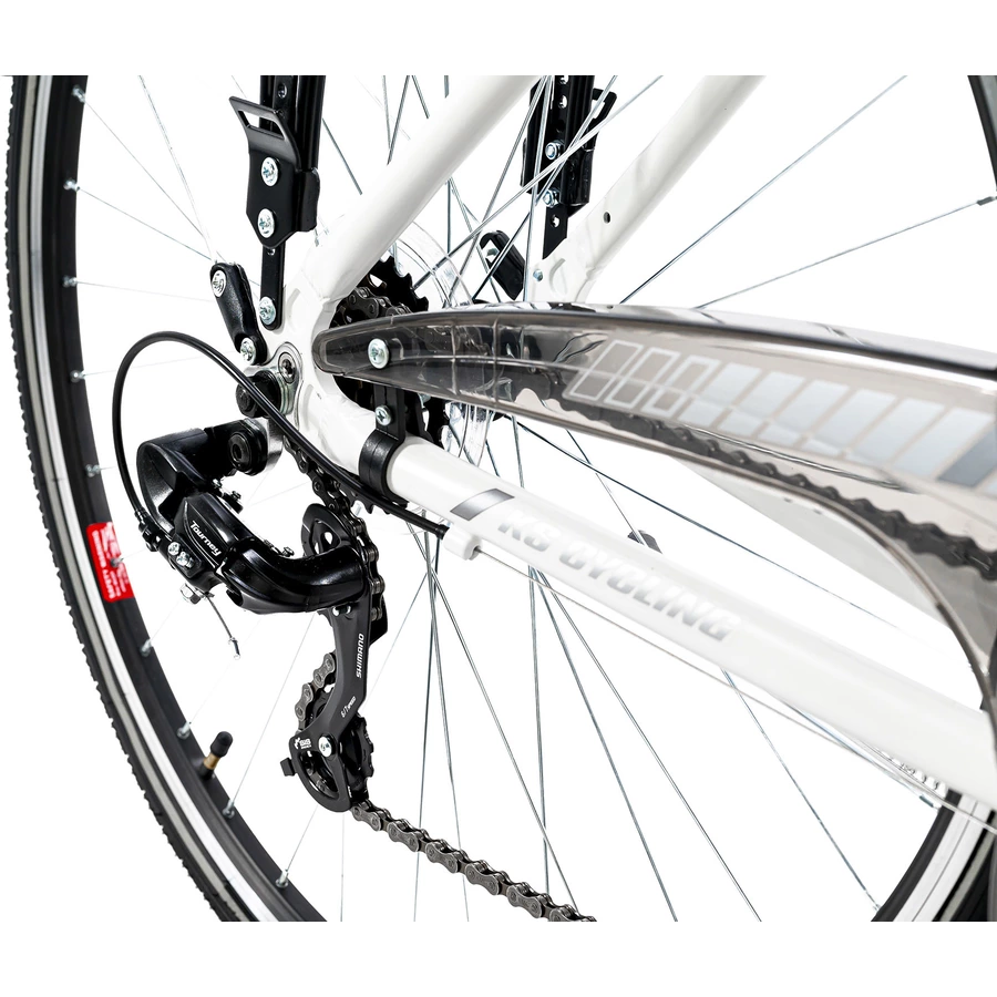 KS Cycling Trekkingrad Damen 28“ Canterbury 21 Gang weiß Multipositionslenker weiß