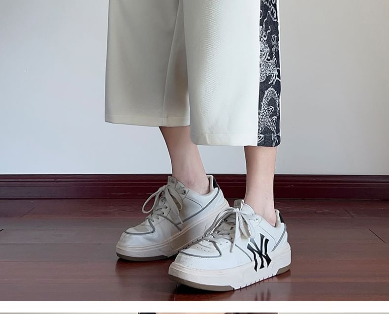 Posive - Shorts met patroon en gemiddelde taille
