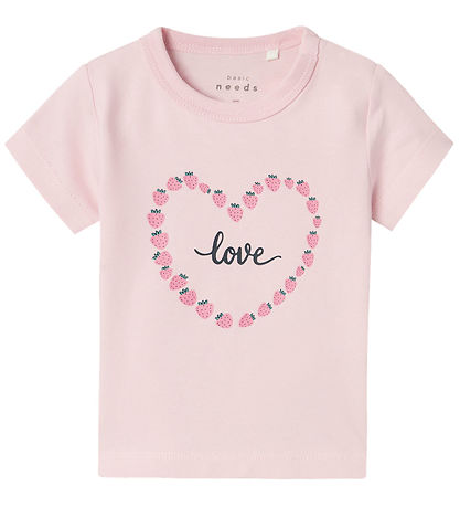 Name It T-shirt - NbfVubie - Parfait Pink m. Jordb?r