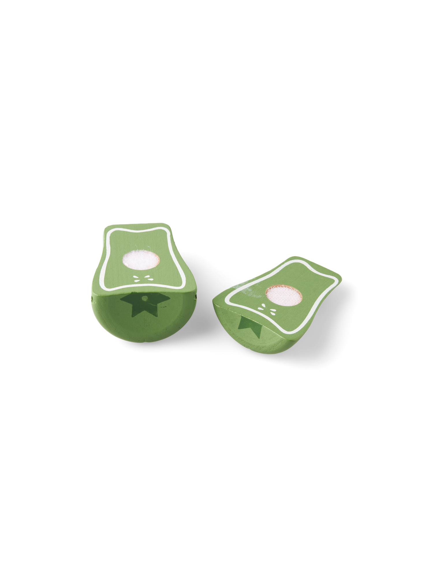 Legetøjspeberfrugt i træ | Poppeltræ. 5,3 cm. | Sage Green, Green