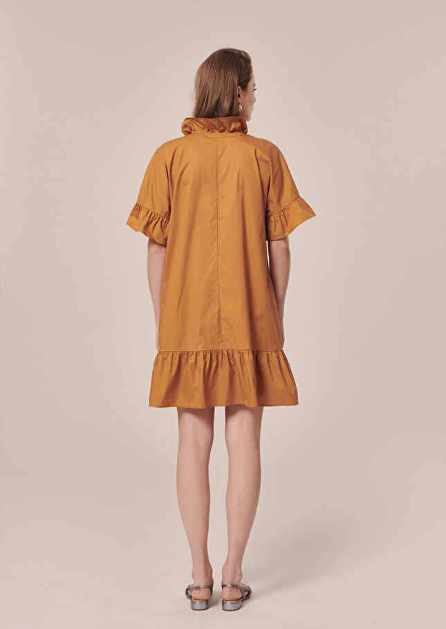 Robe Ripolinemarron en popeline