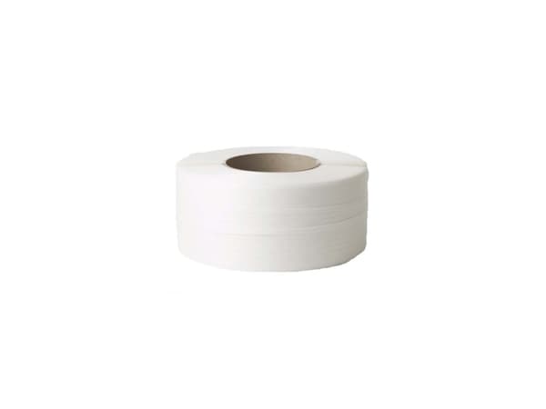 Strapbånd PP hvid 12x0,55mm Ø280mm 2500m 133kg træk