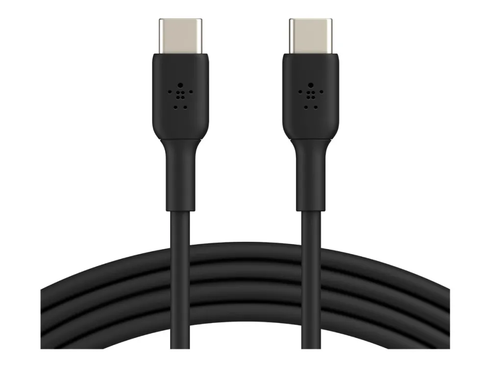 Belkin BoostCharge - USB-kabel - 24 pin USB-C (han) til 24 pin USB-C (han) - 2 m - sort