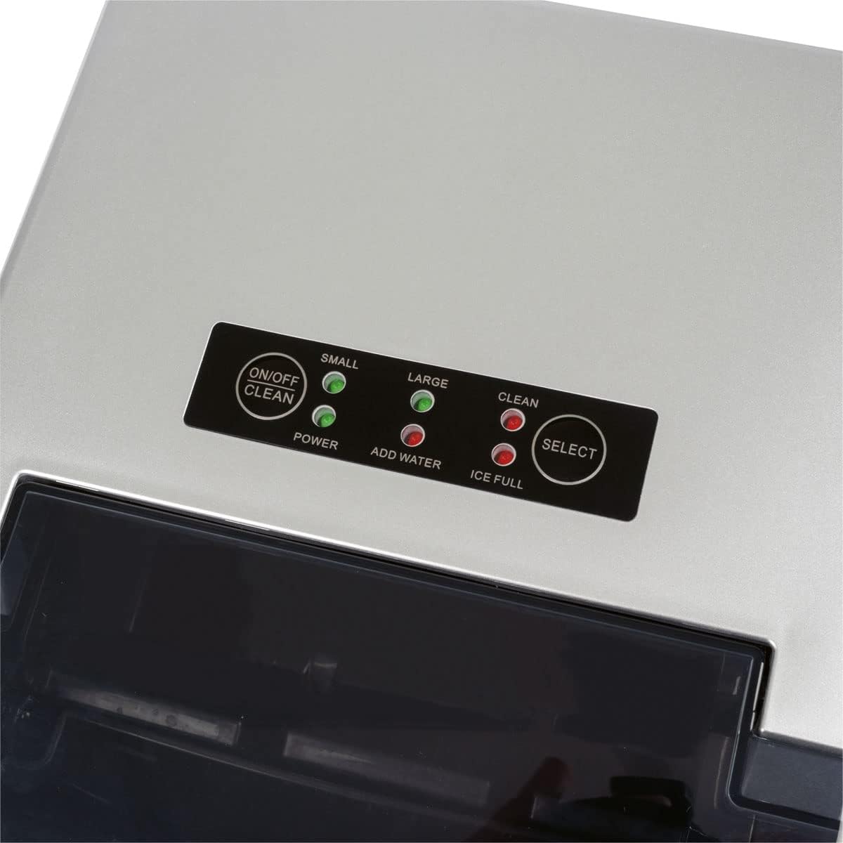 Clatronic Eiswürfelmaschine | Eiswürfel nach 10 Minuten | Selbstreinigend für große und kleine Würfel | 12kg/24h | Ice Maker | 1,5 Liter Wassertank | EWB 3785