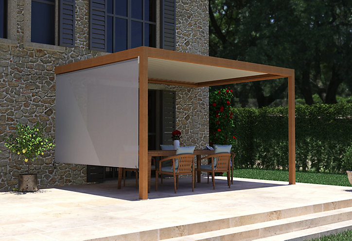 Store latéral pour pergola Salto murale l. 2,98m