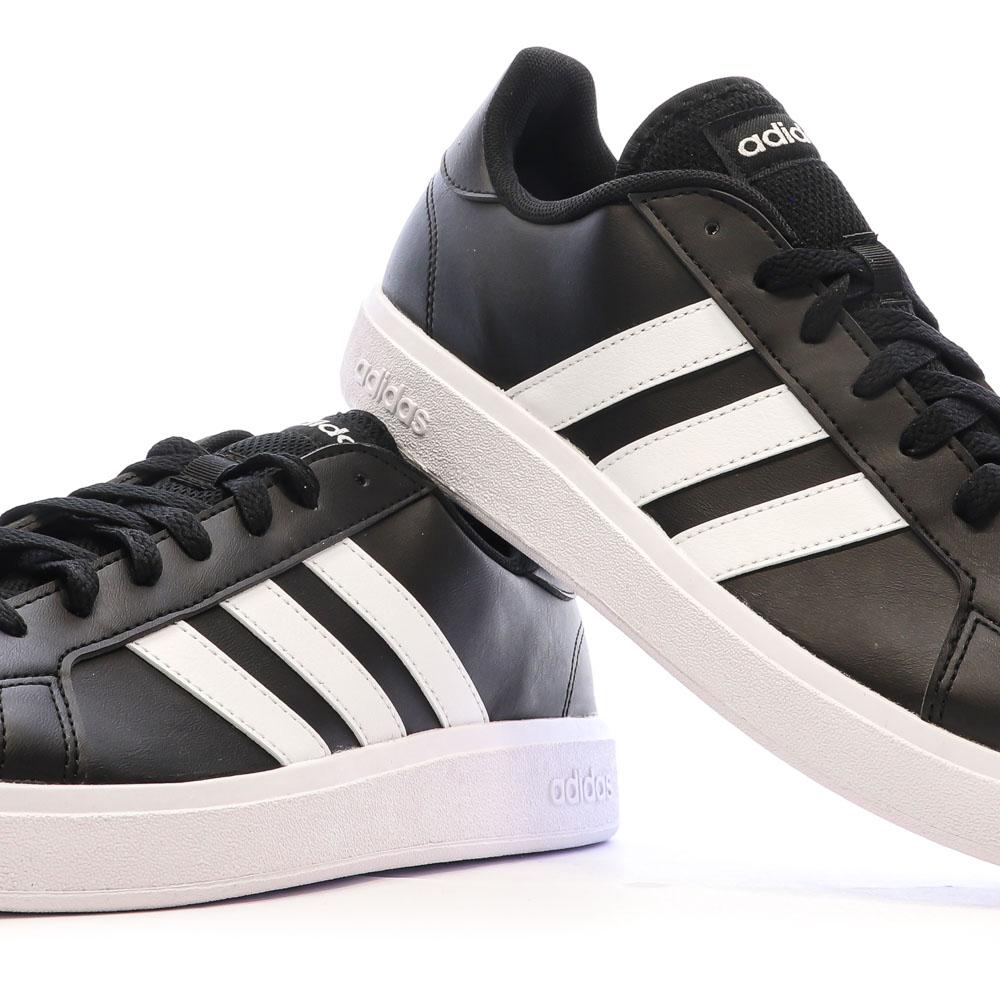Adidas Baskets Noires/Blanches Homme Adidas Grand Court Base 2.0