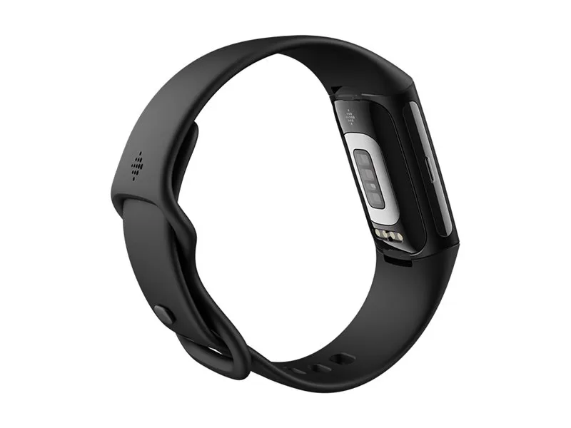 Fitbit Charge 6 - Sort aluminium - aktivitetssporer med uendelighedsbånd - silikone - obsidian - Bluetooth, NFC - 37.64 g