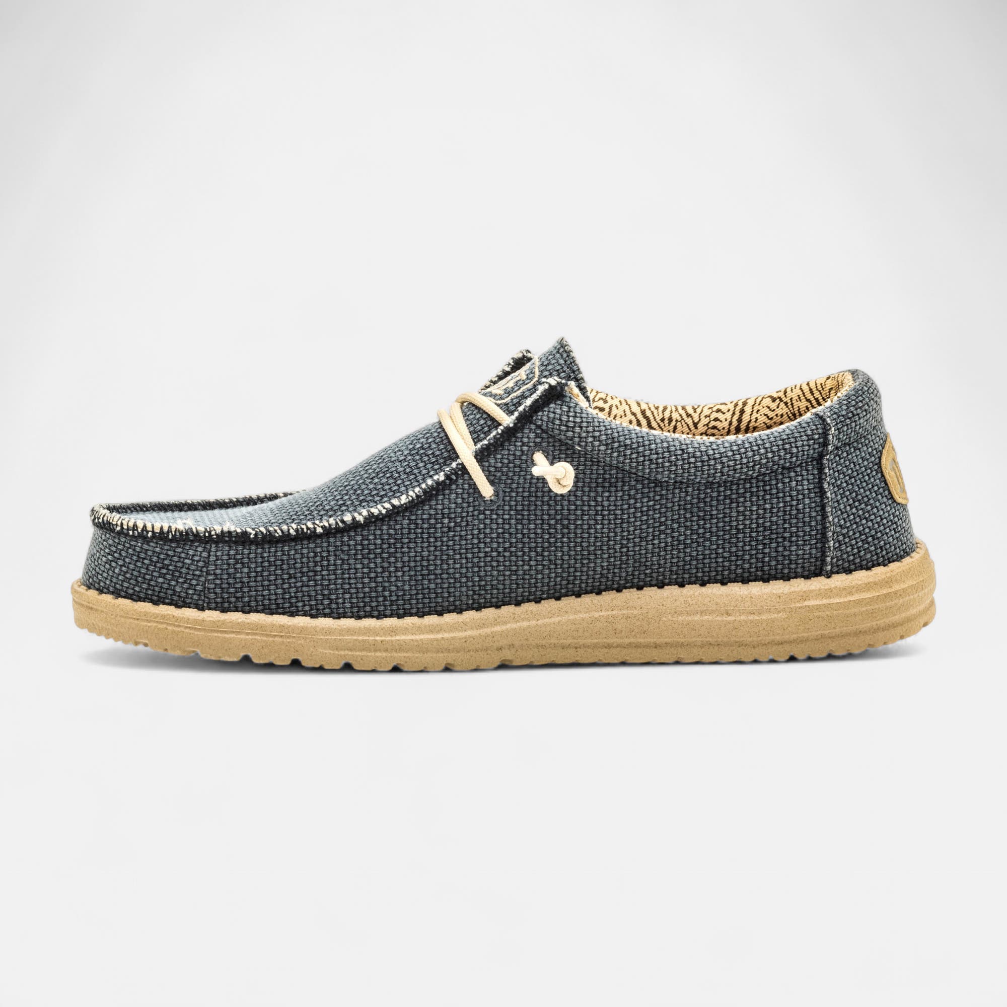 Baskets en toile Homme bleu