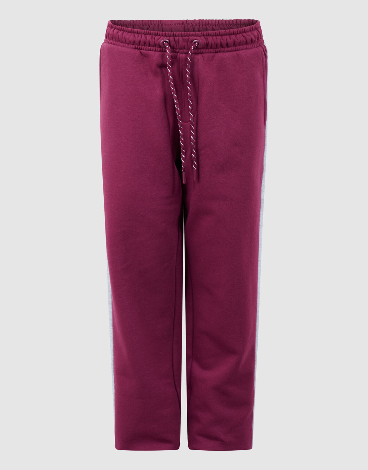 Relaxed Fit Sporty Broek Donkerrood