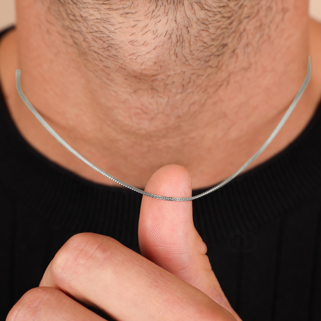 Fuchsschwanzkette 925 Silber 1.2mm