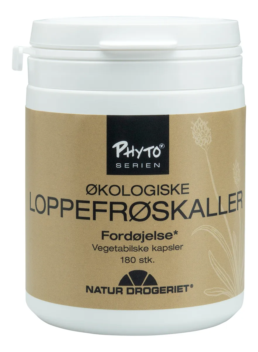 Natur-Drogeriet Loppefrøskaller Ø - 180 kaps.