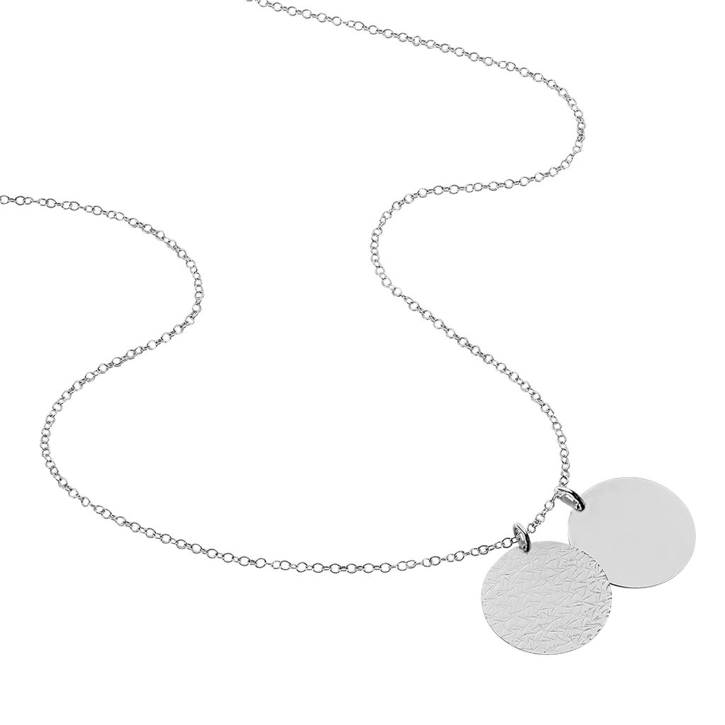 Collier Almira Argent Blanc