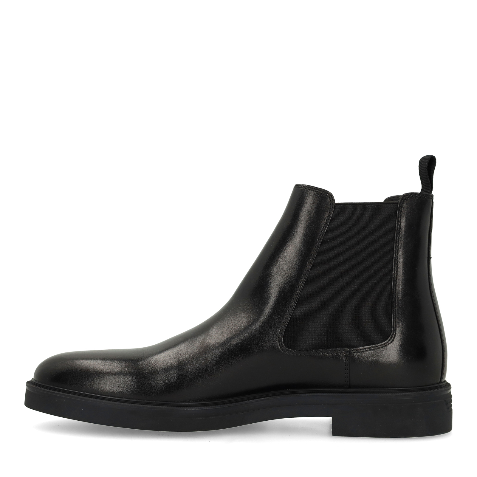 Zwarte leren Chelsea boots