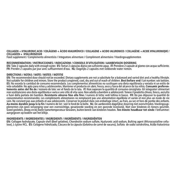 Vitamaze Colágeno 600mg + Ácido Hialurônico 60 cápsulas