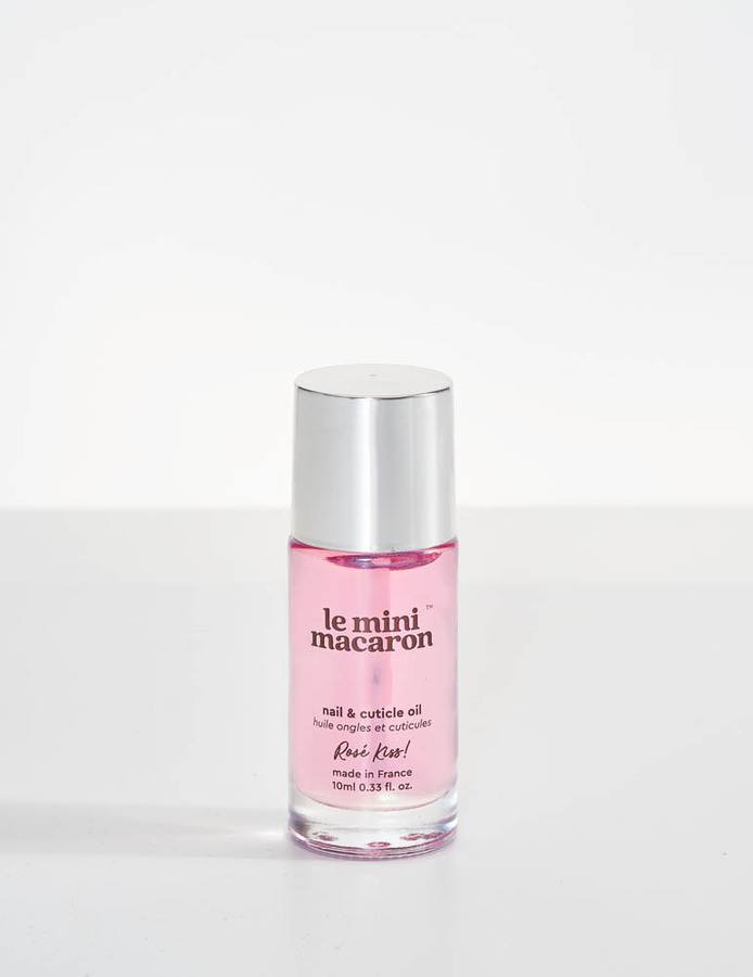 Le Mini Macaron Rosé Kiss Nail & Cuticle Oil 10ml