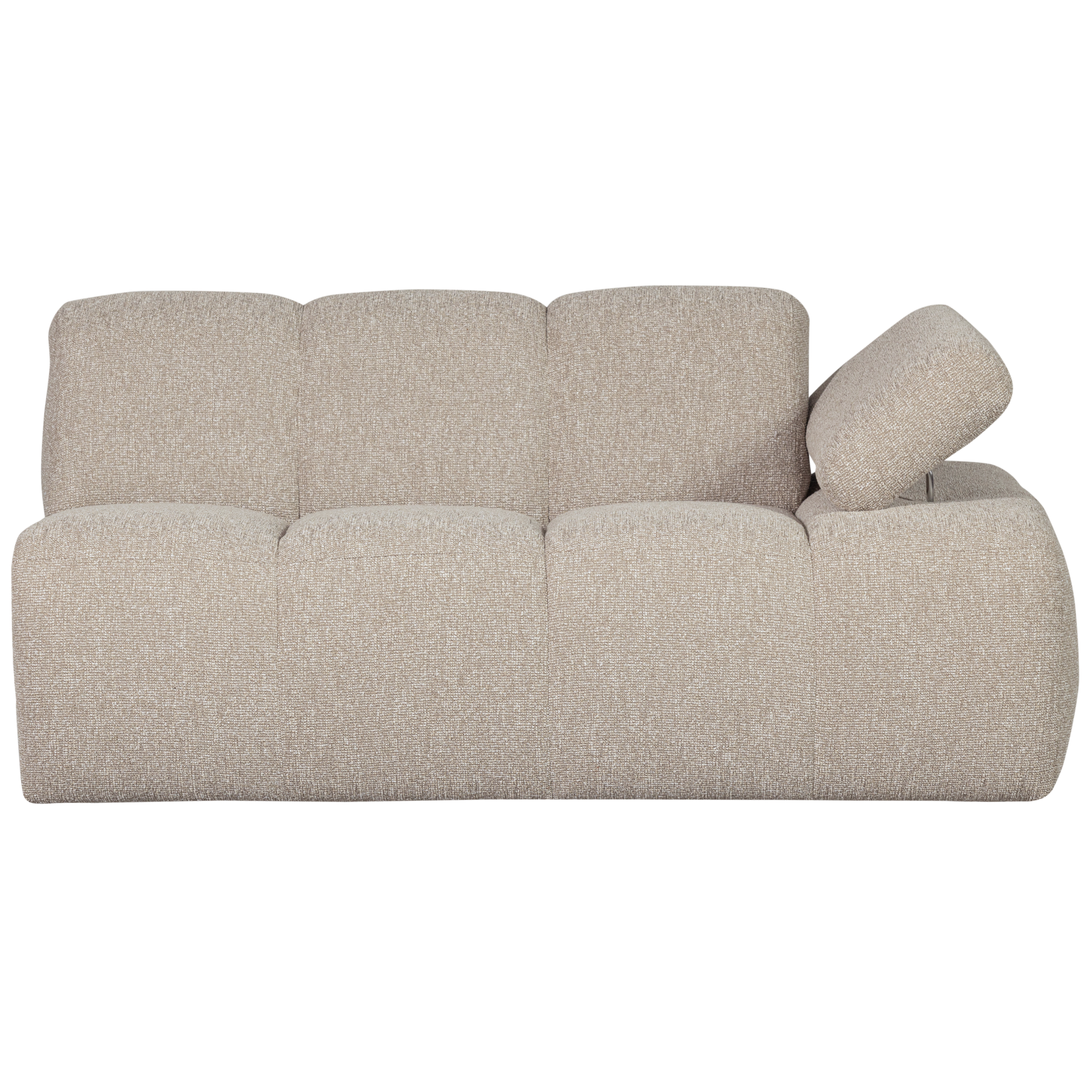 1,5-zits Bank Mojo Mojo 1,5-zits met Arm Rechts - Bouclé - Beige Melange
