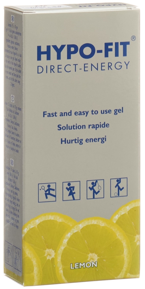 HYPO-FIT Flüssigzucker<br>15 Stück, Beutel, flüssig, Lemon