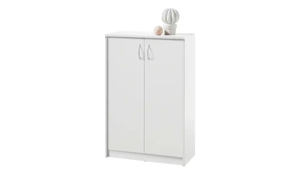 Kommode Optimus Weiß Ausführung I (2 Türen) 112 cm