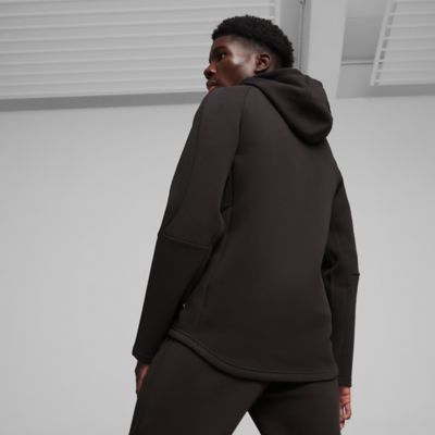 PumaEVOSTRIPE Full Zip Hoodie DK - schwarz