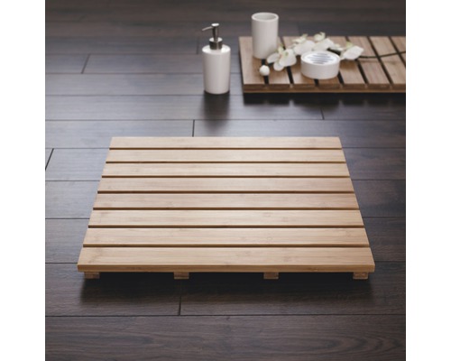Houten vloerkleed RIDDER bamboe 38 x 72 cm