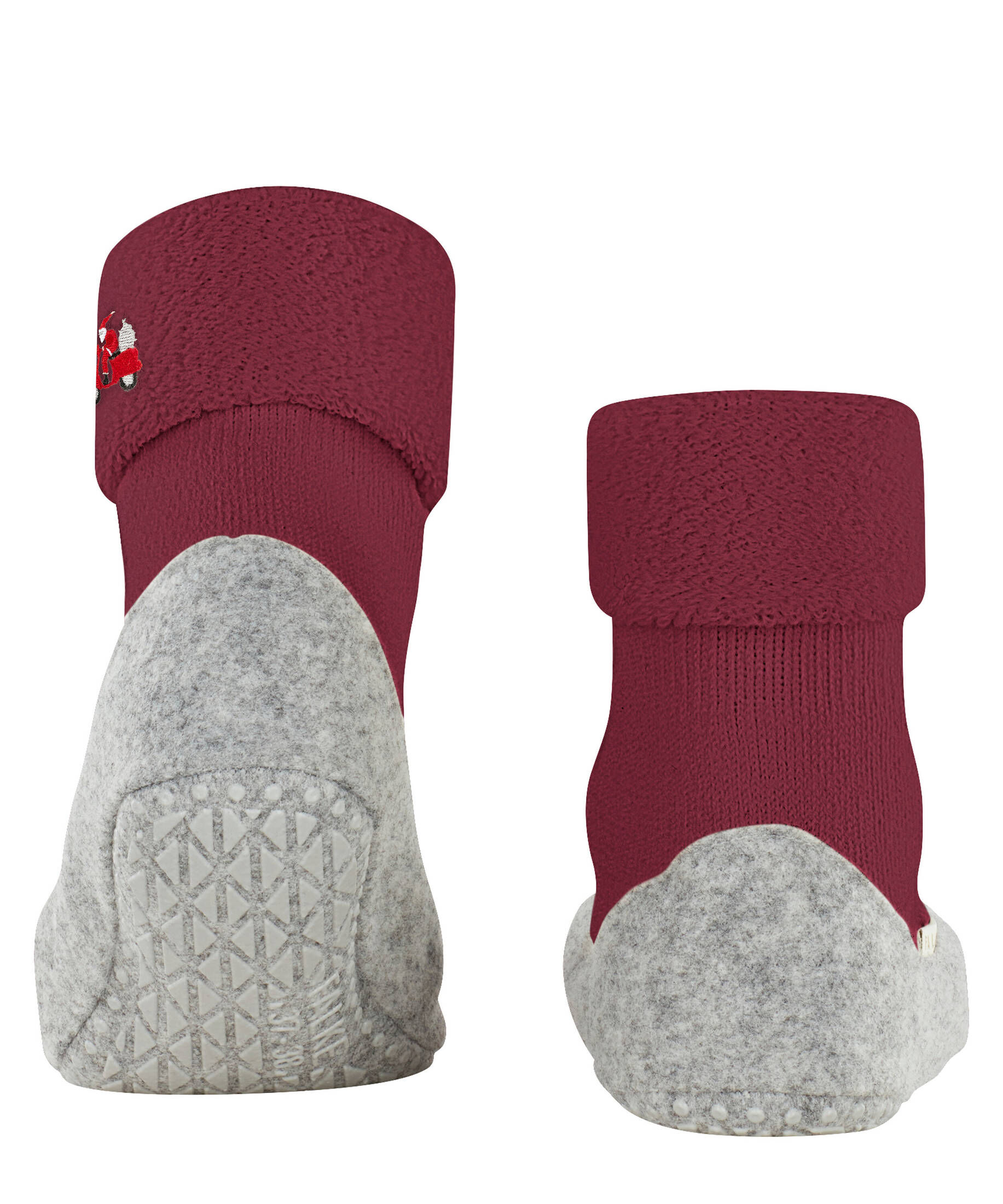 FALKE| Damen Hausschuhe Cosyshoe Driving Santa