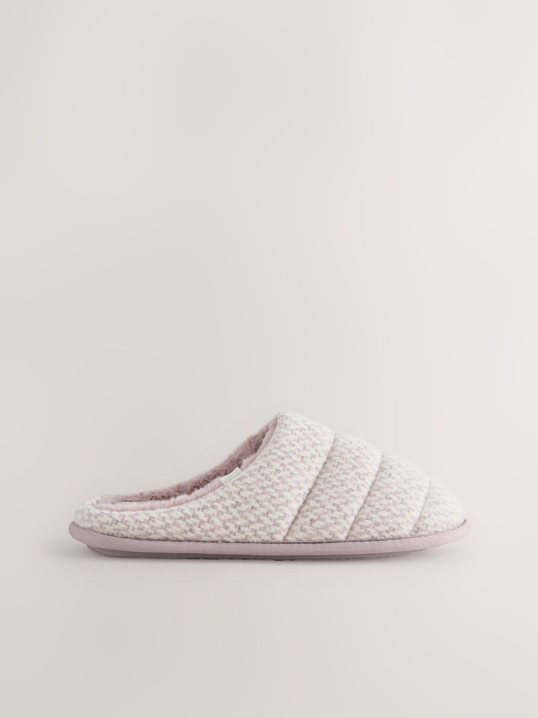 Roze - Quilted Brushed Mules