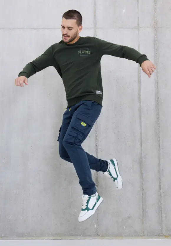 Relaxed Fit Joggpants - navy blue