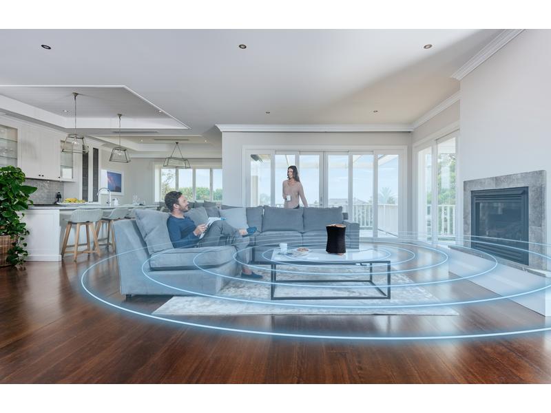 Sony Smart Speaker SRS-RA5000 Schwarz Premium-Lautsprecher für raumfüllenden Klang