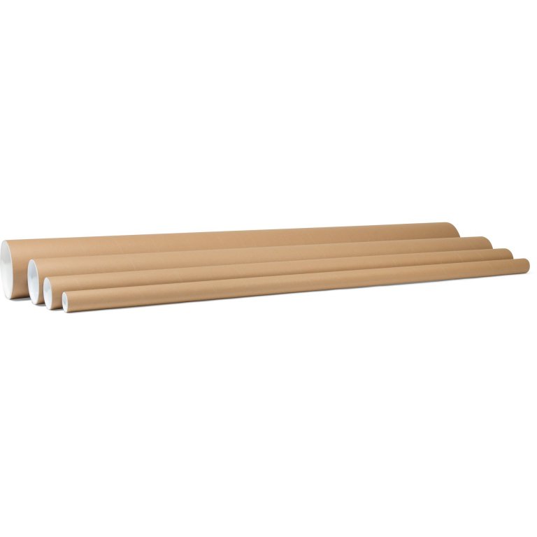 Hartpapier Rundrohr, braun
