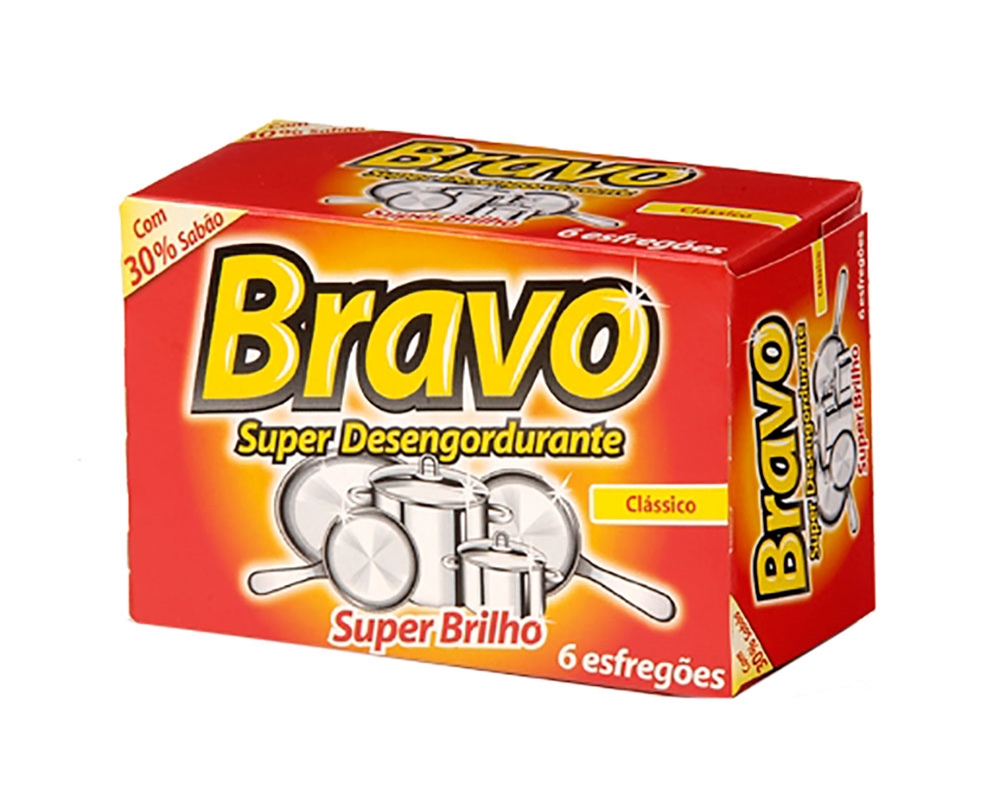 Esfregão Regual Bravo 6un