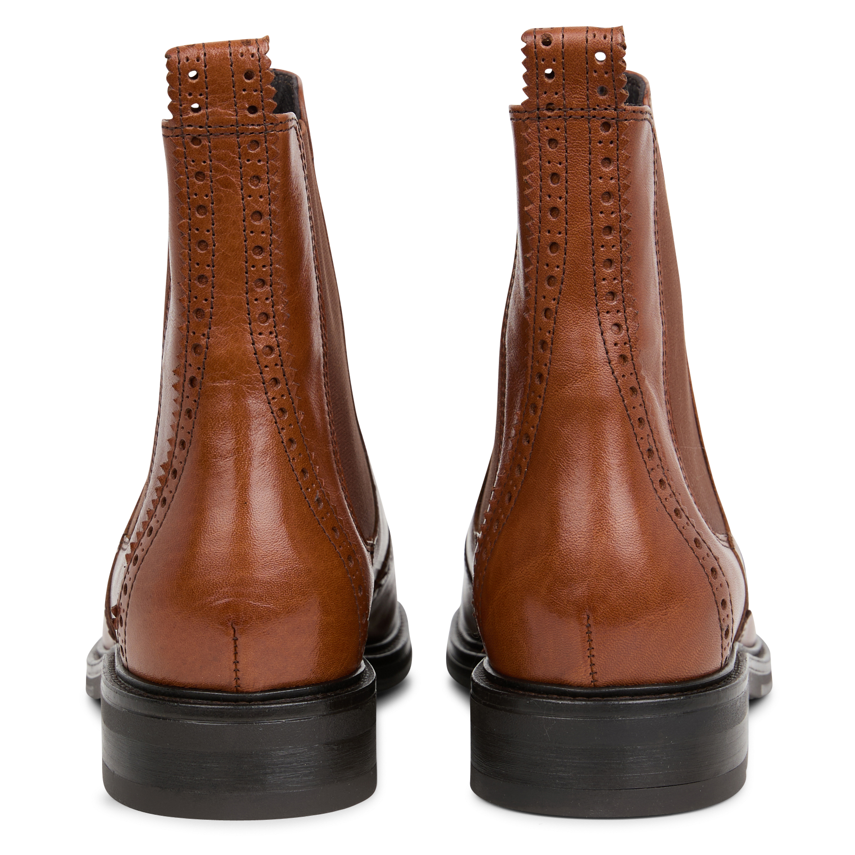 Bottines en cuir | Marron