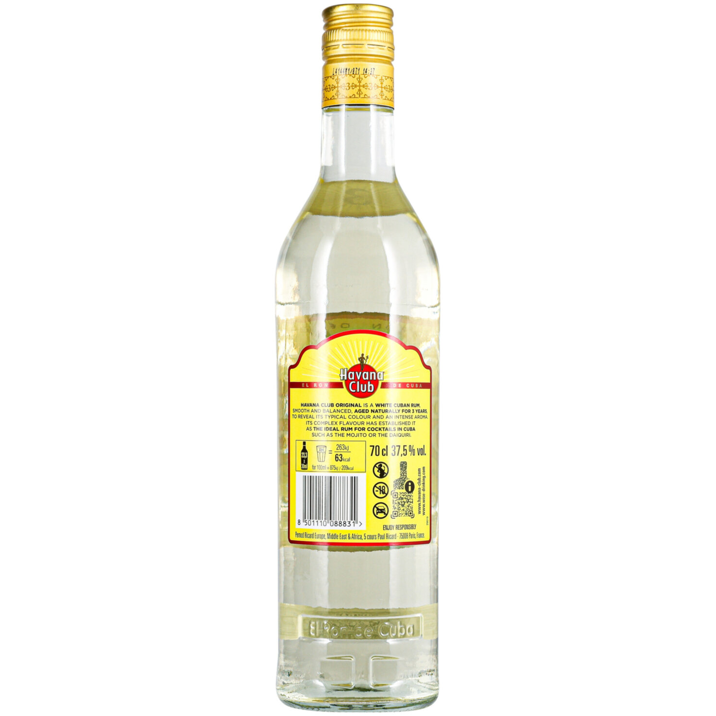 Rum Havana Club Añejo 3 Años -70cl