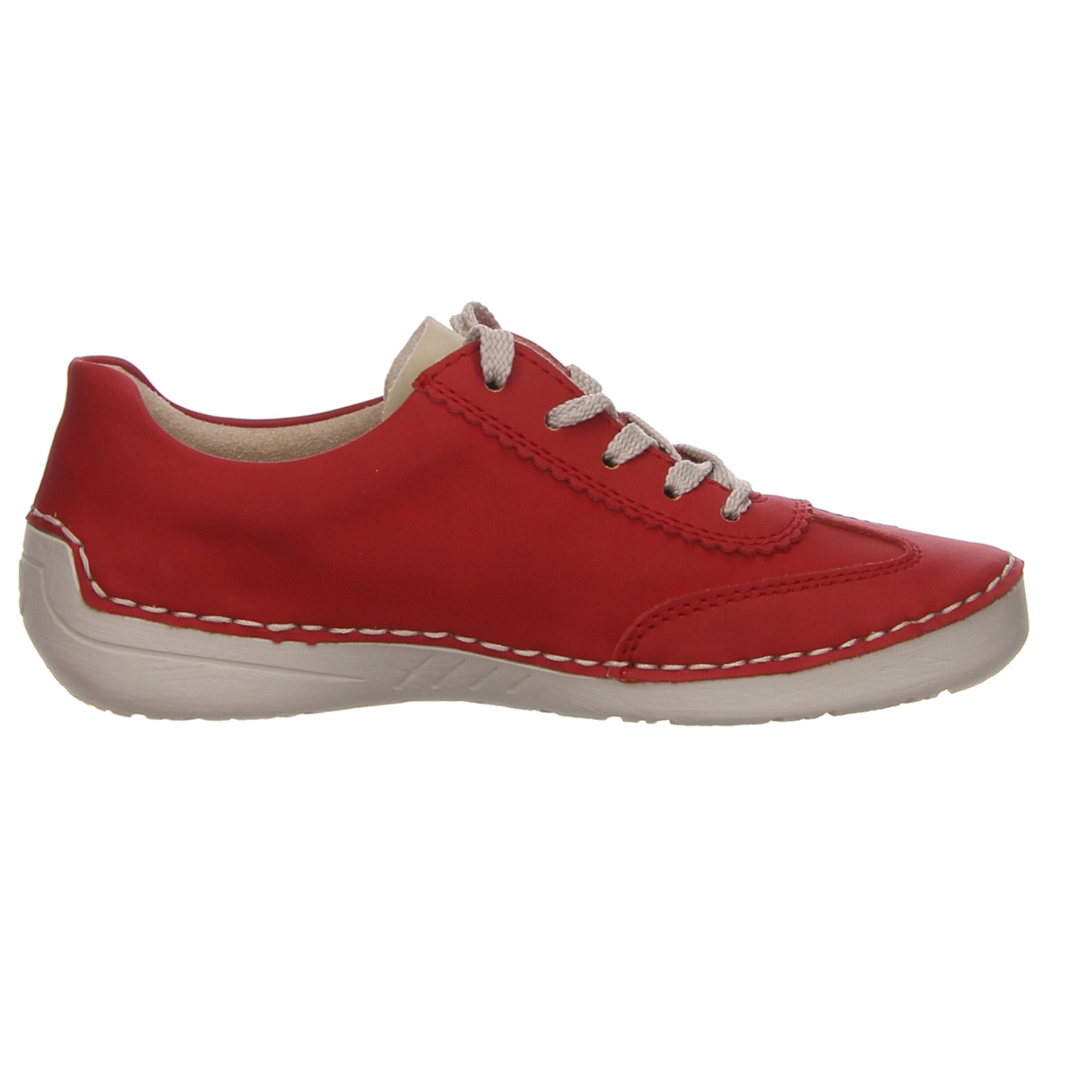 Rieker Schnürhalbschuh rot rot