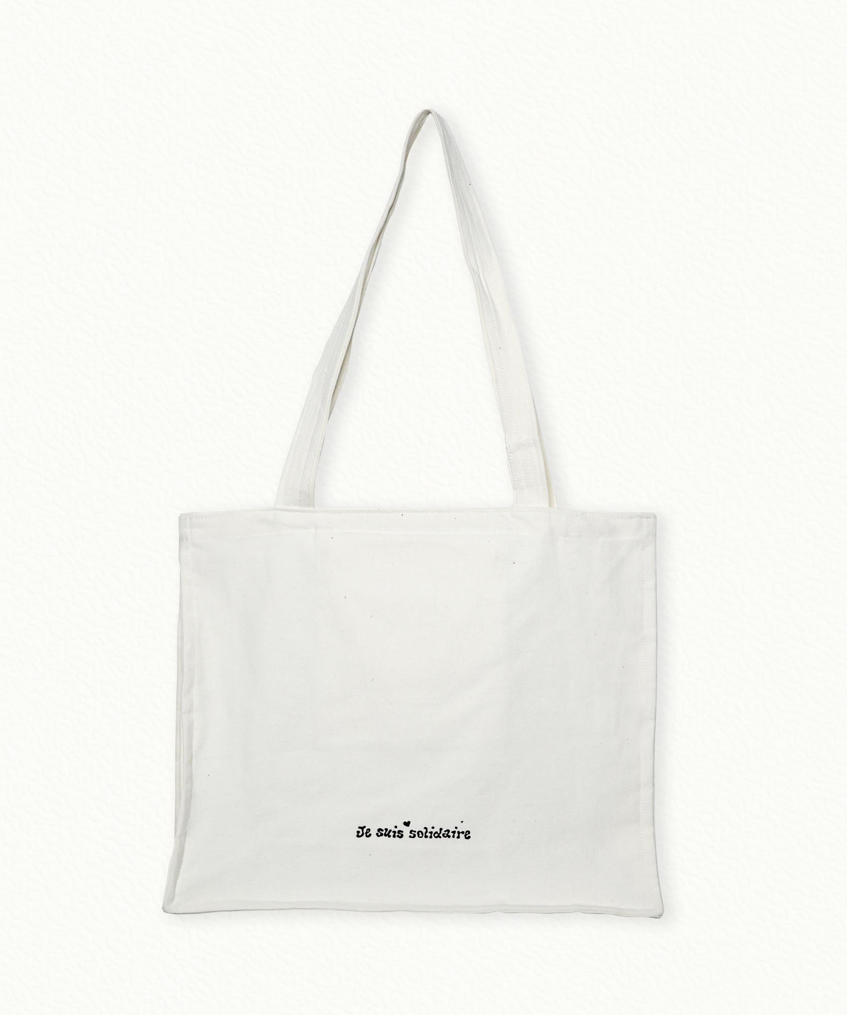 Charity Bag Visages  100% Coton - 38.2 x 10.4 x 33.3cm