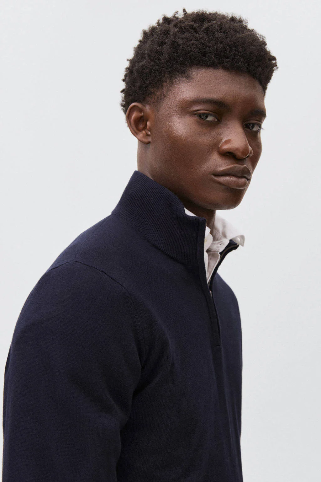 MANGO TEEN trui marine gebreid