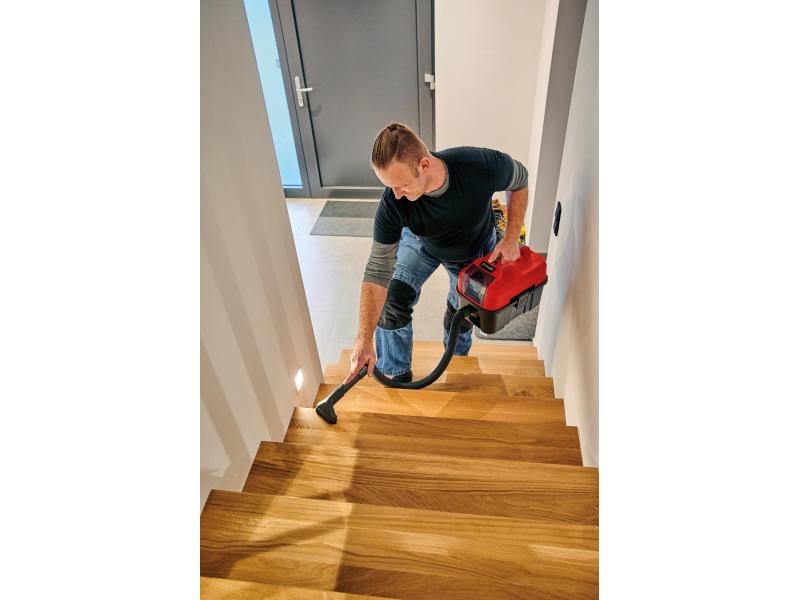 Einhell Akku-Nass-/Trockensauger TE-VC 18/10 Li – Solo Vielseitig einsetzbarer Akku-Nass-Trockensauger