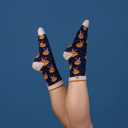 Chaussettes Solene & Baptist - Navy bleu marine