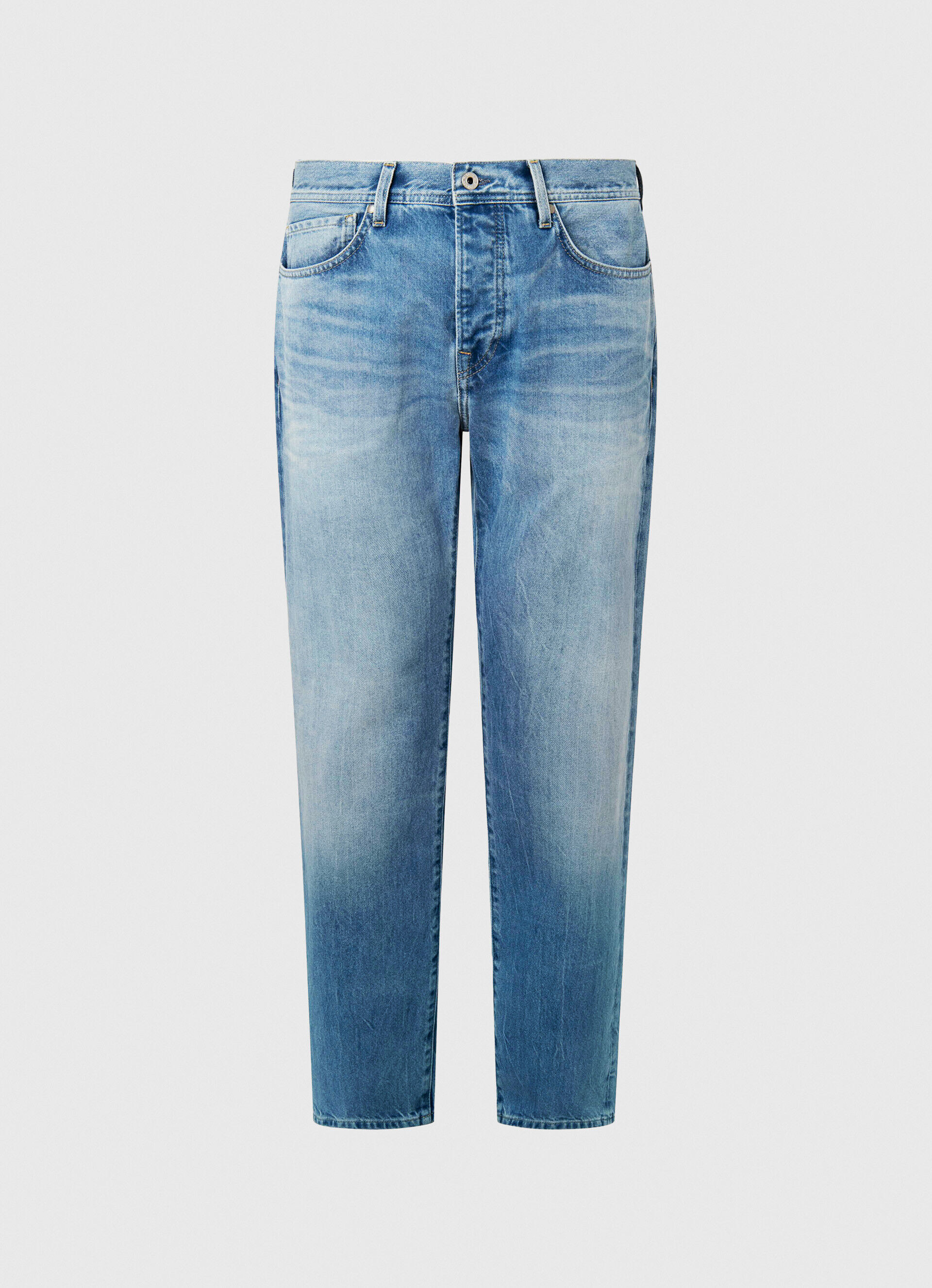 JEAN PENN FIT RELAXED TIRO CAÍDO - denim